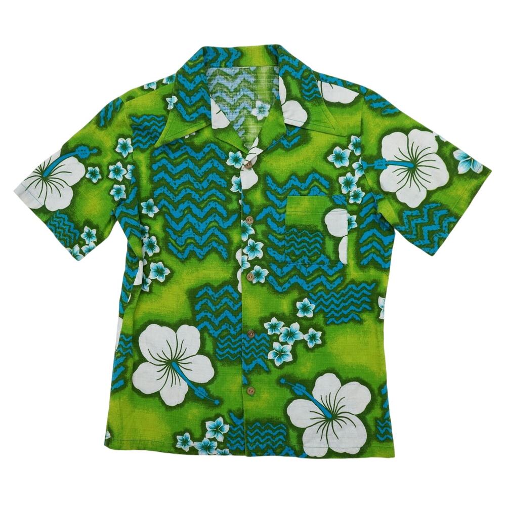 Vintage 70s Aloha Hawaiian Shirt Men's Small